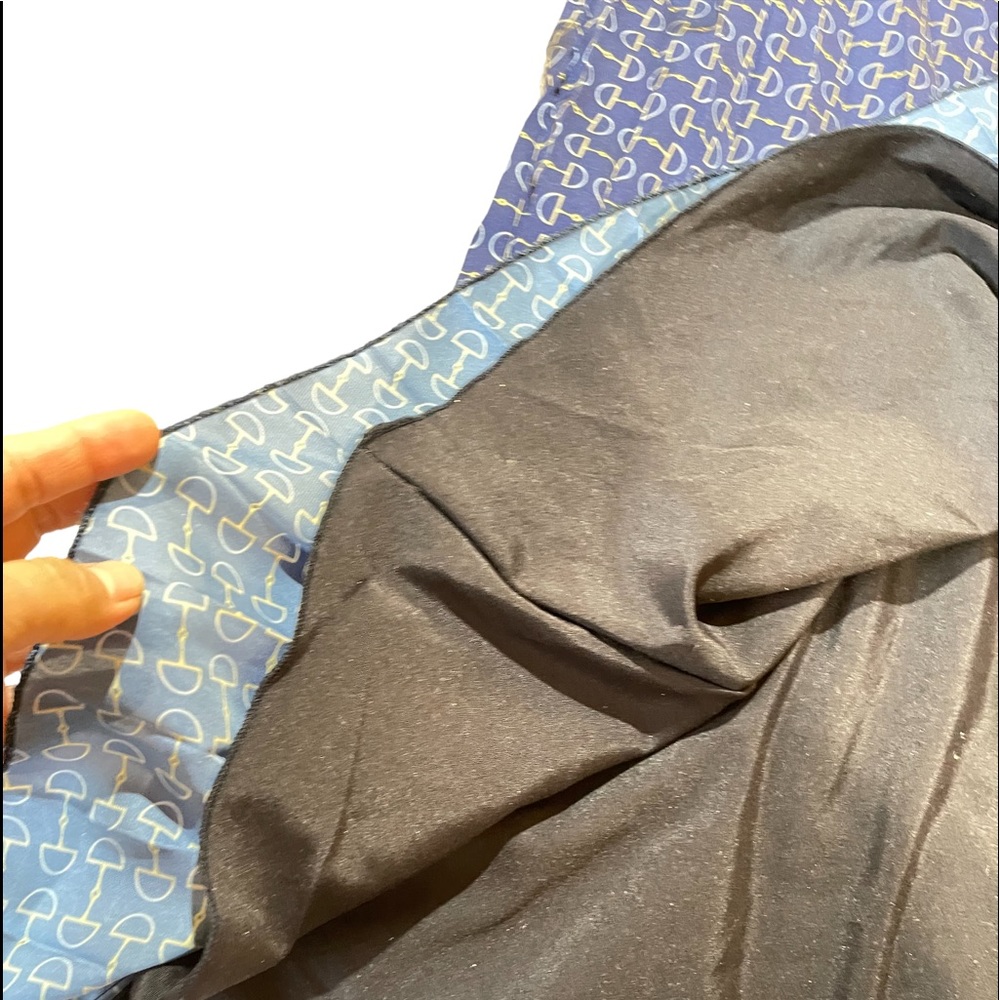 Annahharie Maxi pleated Navy blue dress, Size 4 US.